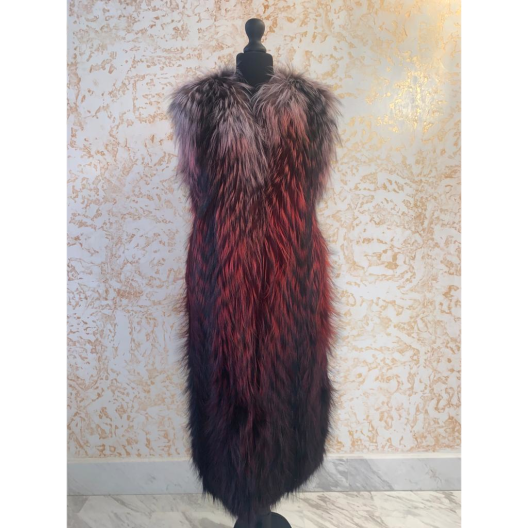 Шуба No name жилетка лиса