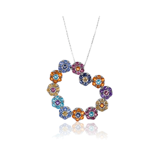 Колье Pasquale Bruni подвеска на цепи Flower jewelry