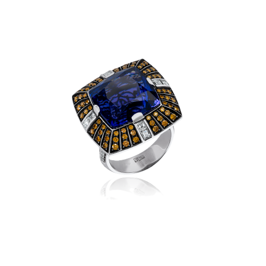 Кольцо No Name с танзанитом 22,0ct