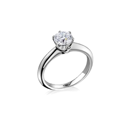 Кольцо с бриллиантом No Name  1,15ct M/SI2