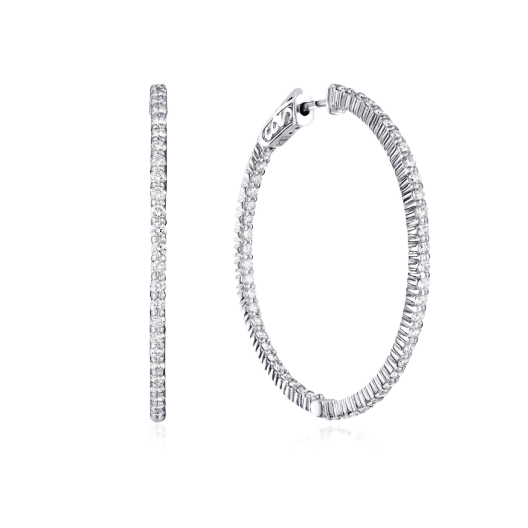 Серьги RalfDiamonds  с бриллиантами 5,30 ct I-J/I2