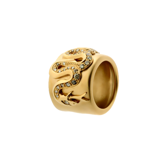Кольцо с бриллиантом Pomellato  Diamond Gold Snake