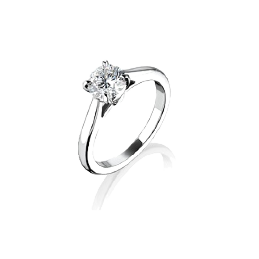 Кольцо с бриллиантом No Name  1,0 ct G/SI1