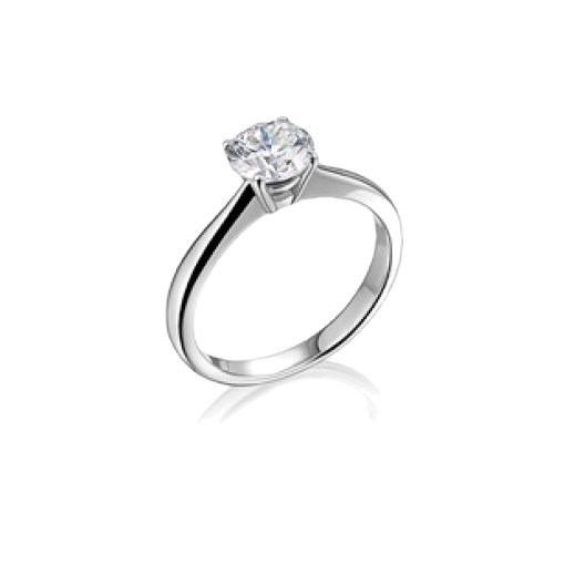 Кольцо с бриллиантом No Name  0,90 ct H/I2