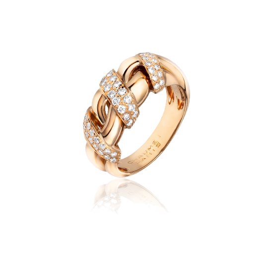 Кольцо с бриллиантом Chaumet  с бриллиантами