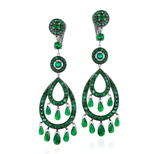 Серьги Boucheron Emerald Earrings