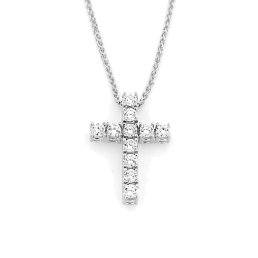 Крест No Name подвеска с бриллиантами 1,70ct
