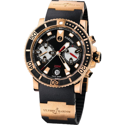 Часы Ulysse Nardin Maxi Marine Diver 18k Gold 8006-102-3A/92