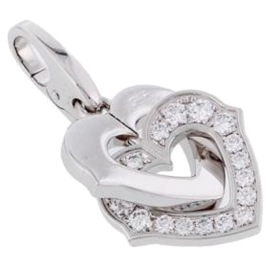 Колье Cartier Two Hearts Pendant