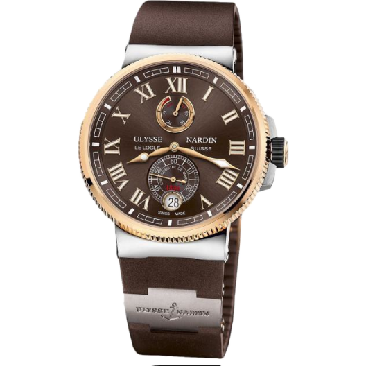 Часы Ulysse Nardin Marine Manufacture 18k Rose Gold Steel 1185-126-3T45