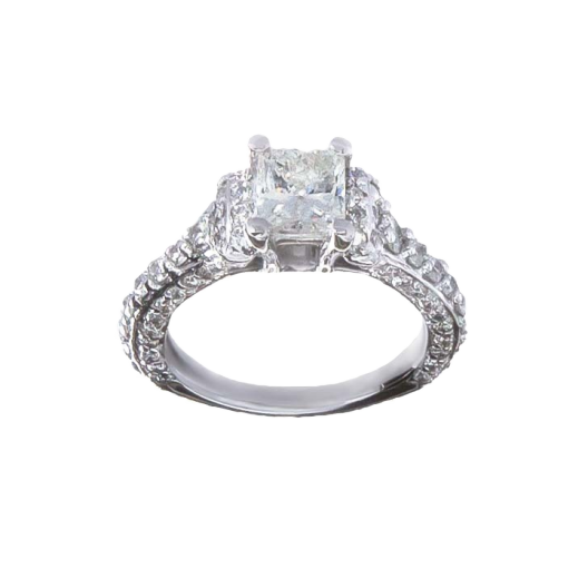 Кольцо с бриллиантом No Name  1,11ct I/I1