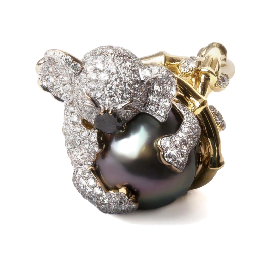 Кольцо с бриллиантом No Name  Koala