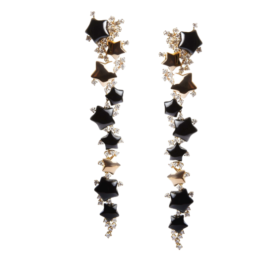 Серьги Giovanni Ferraris  с агатом и бриллиантами