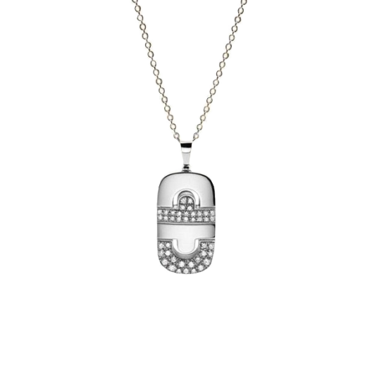 Подвеска Bvlgari Parentesi White Gold & Diamond Pendant