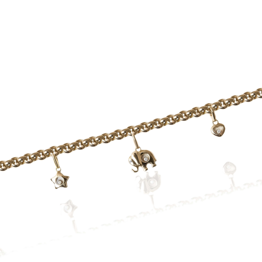 Браслет Chopard Happy Diamond Elephant Bracelet 80/2482