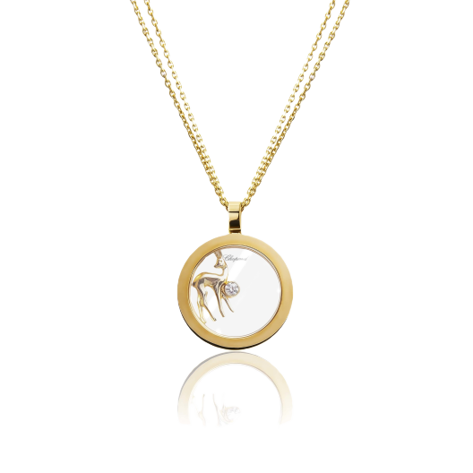 Колье Chopard подвеска Bambi Happy Diamonds 79/6897-20