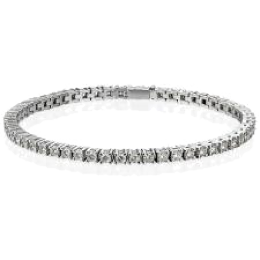 Браслет No Name  с бриллиантами 7,85ct G-H/SI2-I1
