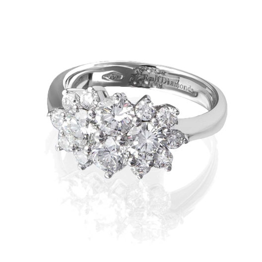 Кольцо с бриллиантом RalfDiamonds  с бриллиантами