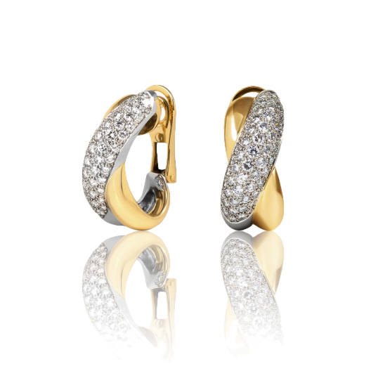 Серьги Cartier  с бриллиантами