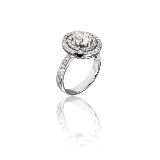 Кольцо RalfDiamonds  с бриллиантом 1,16ct K/I1