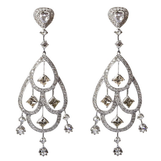 Серьги RalfDiamonds White Gold Diamond Earrings 6.10 ct.