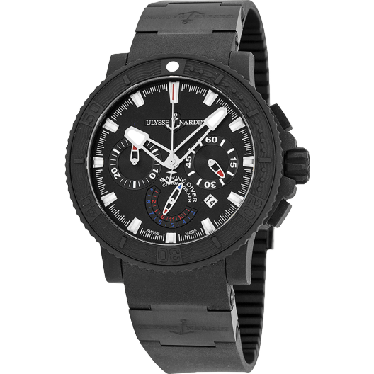 Часы Ulysse Nardin Maxi Marine Diver Black Sea Chronograph 353-92-3C