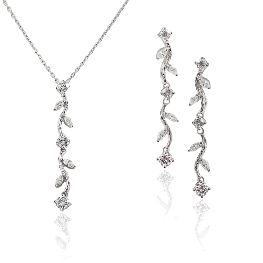 Комплект RalfDiamonds White Gold Diamonds Set