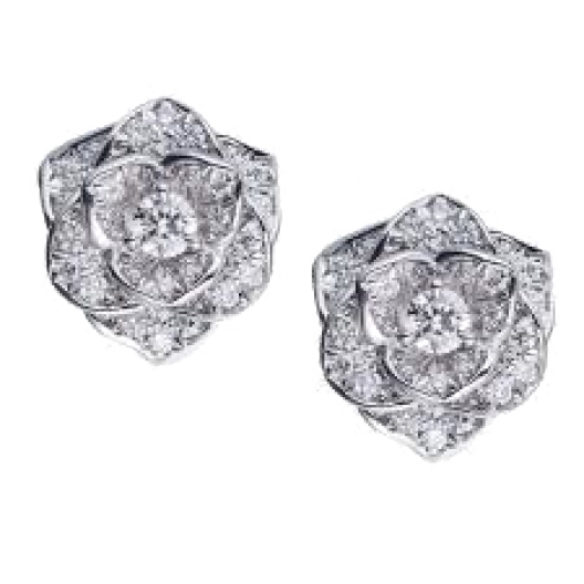 Серьги No Name  с бриллиантами в стиле Piaget