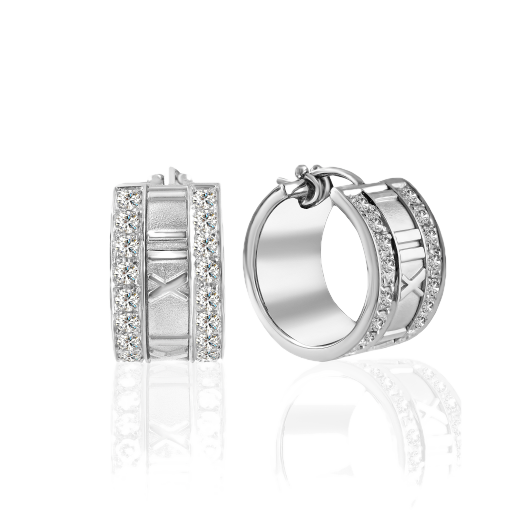 Серьги Tiffany & Co Atlas Collection Earring 1.00 ct G-H/VS1-VS