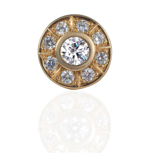 Брошь No Name 2.03 ct