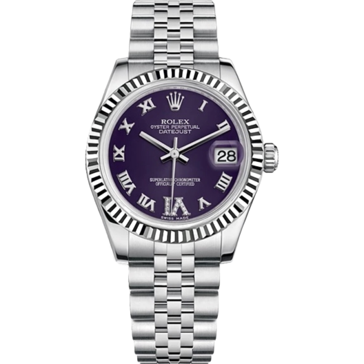 Часы Rolex  Datejust 31mm Steel and White Gold 178274-0088