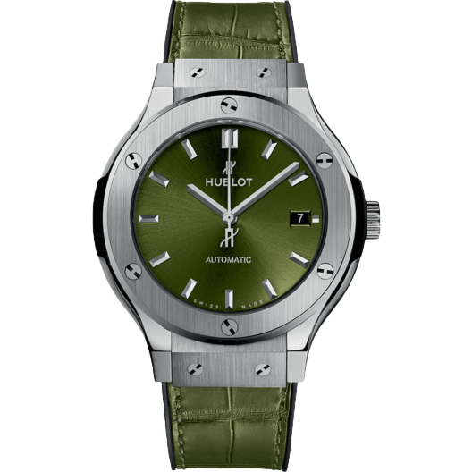 Часы Hublot Classic Fusion Green Titanium 565.NX.8970.LR