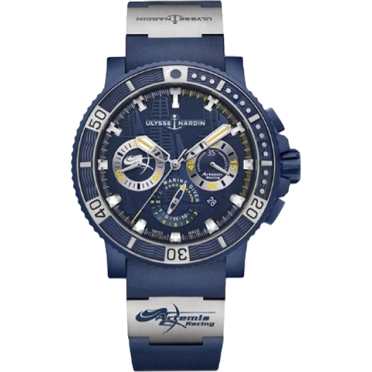 Часы Ulysse Nardin Maxi Marine Diver Black Sea Chronograph Artemis Limited Edition 353-98