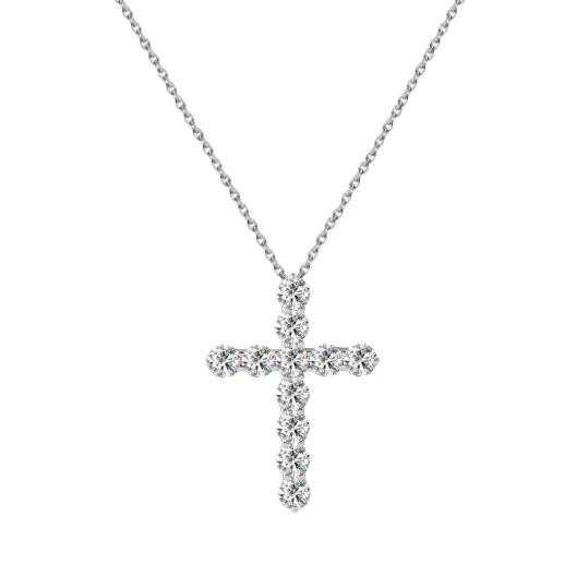Крест No Name с бриллиантами 2,01ct G/VS1