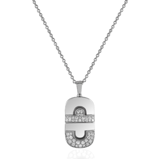 Подвеска Bvlgari Parentesi White Gold & Diamond Pendant