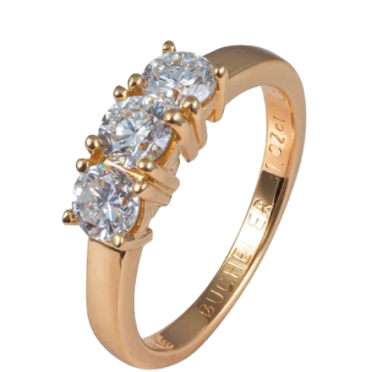 Кольцо Bucherer с бриллиантами 1.02 ct