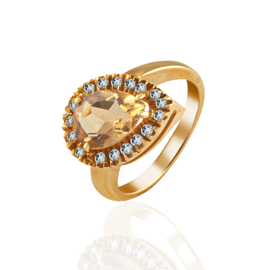 Кольцо Giorgio Visconti  с цитрином 2,50ct