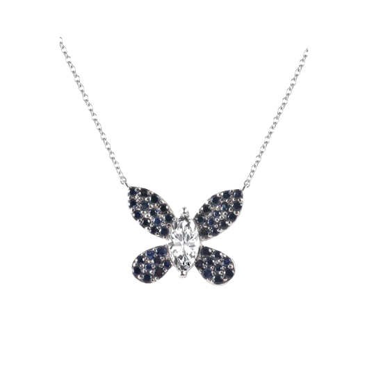 Подвеска No Name в стиле Graff Sapphires and Diamonds Pendant