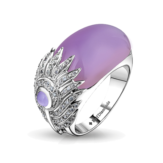 Кольцо с бриллиантом RalfDiamonds  с бриллиантами