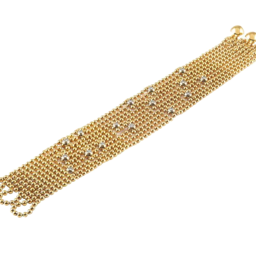 Браслет Cartier Draperie de Decollete 18k Yellow Gold & Diamond Bracellet
