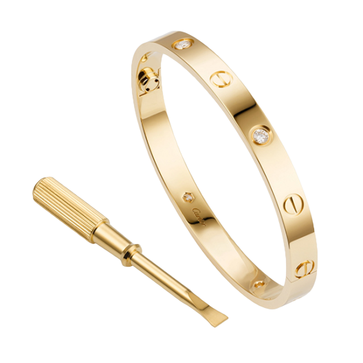 Браслет Cartier Love Bracelet 4 Diamonds B6035917