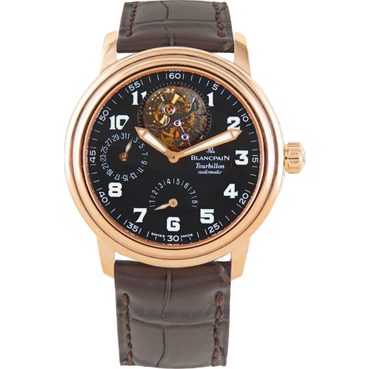 Часы Blancpain Leman Tourbillon 8-Days Power Reserve 38 mm 2125-3630M-53