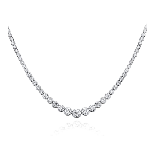 Колье No Name White Gold Diamonds Necklace 6.70 ct.