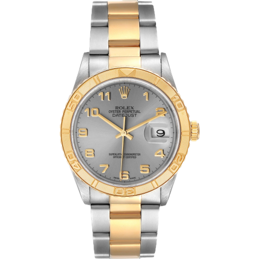 Часы Rolex Turnograph Steel Yellow Gold Grey Dial 16263