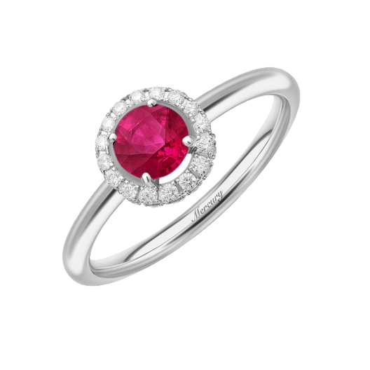 Кольцо Mercury  с рубином 0,7 ct MR22378WDR