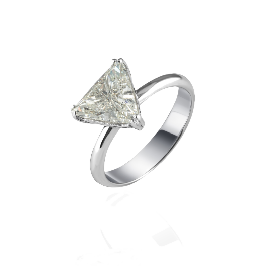 Кольцо с бриллиантом No Name 1,92ct L/SI2