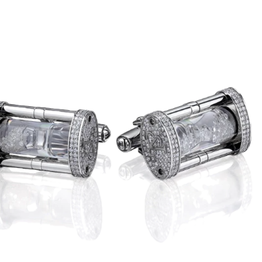 Запонки Jacob & Co Hourglass Cufflinks 2.90 ct