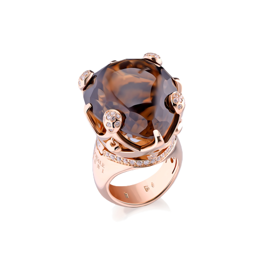 Кольцо с бриллиантом Pasquale Bruni Sissi Smoky Quartz Gold Ring 14599R