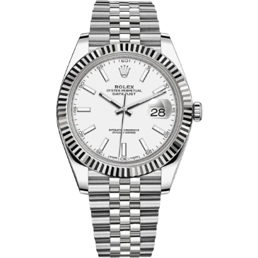Часы Rolex Datejust 41mm Steel and White Gold 126334-0010