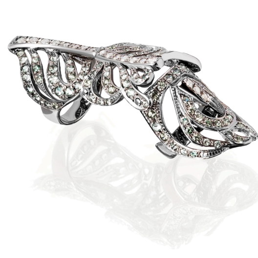 Кольцо RalfDiamonds Blackened Gold Ring